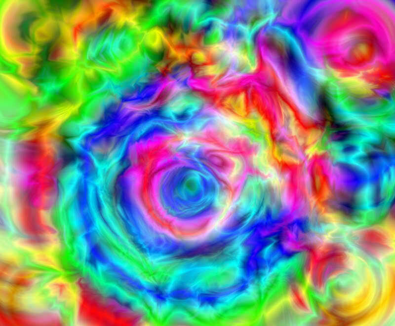vibrant abstract color swirl