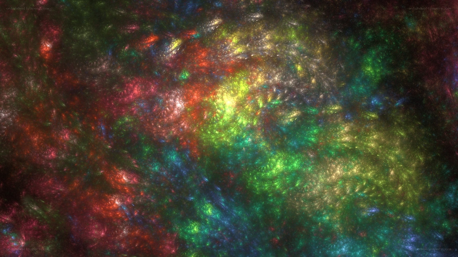 vibrant abstract color swirl