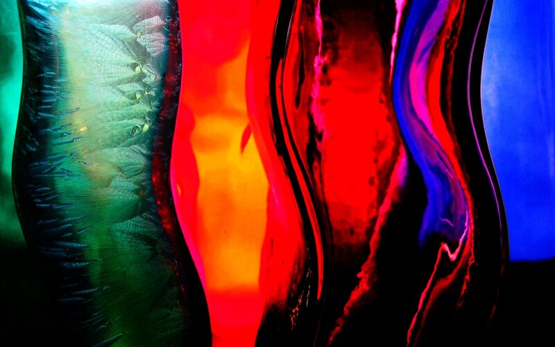 vibrant abstract color swirls