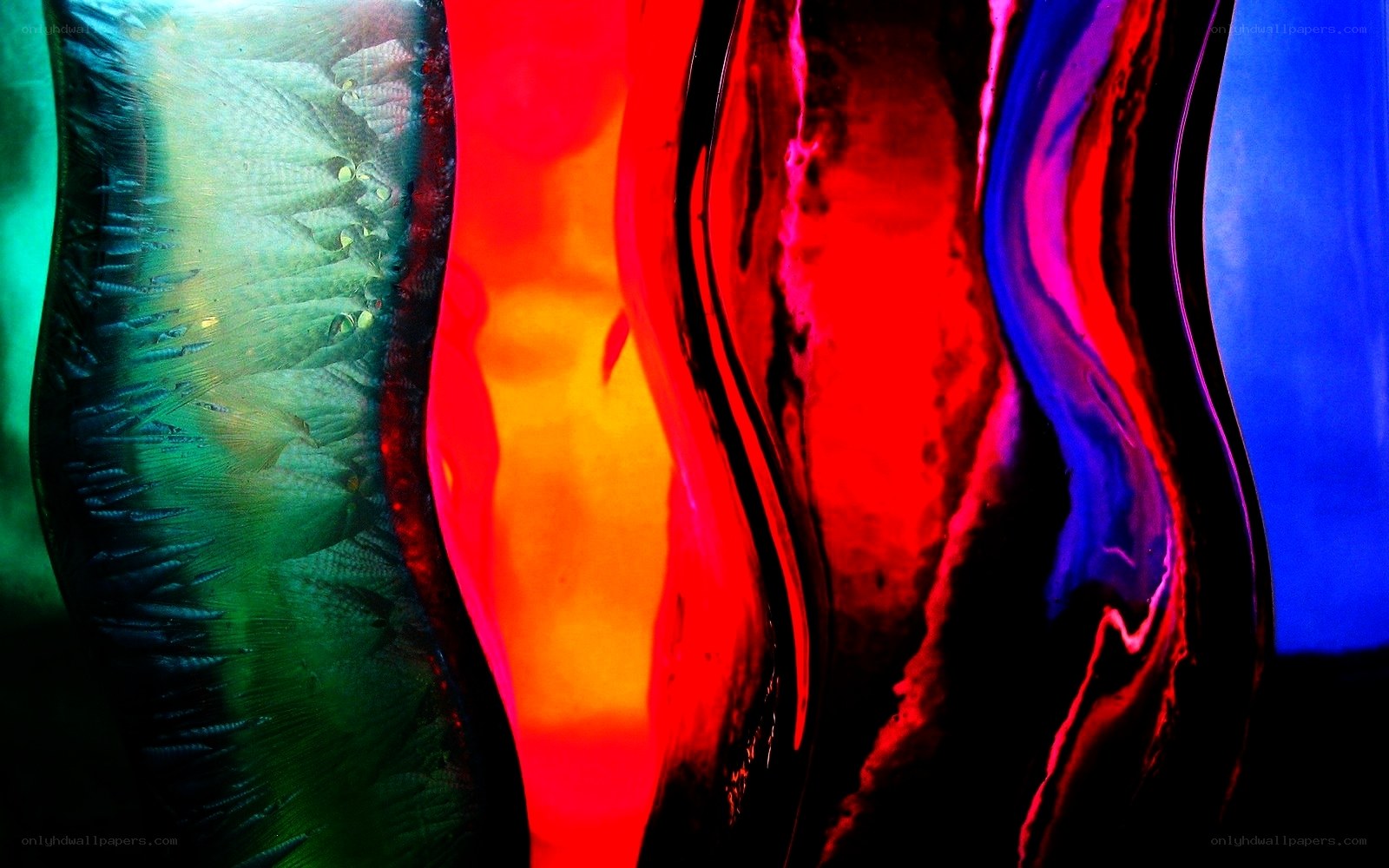 vibrant abstract color swirls