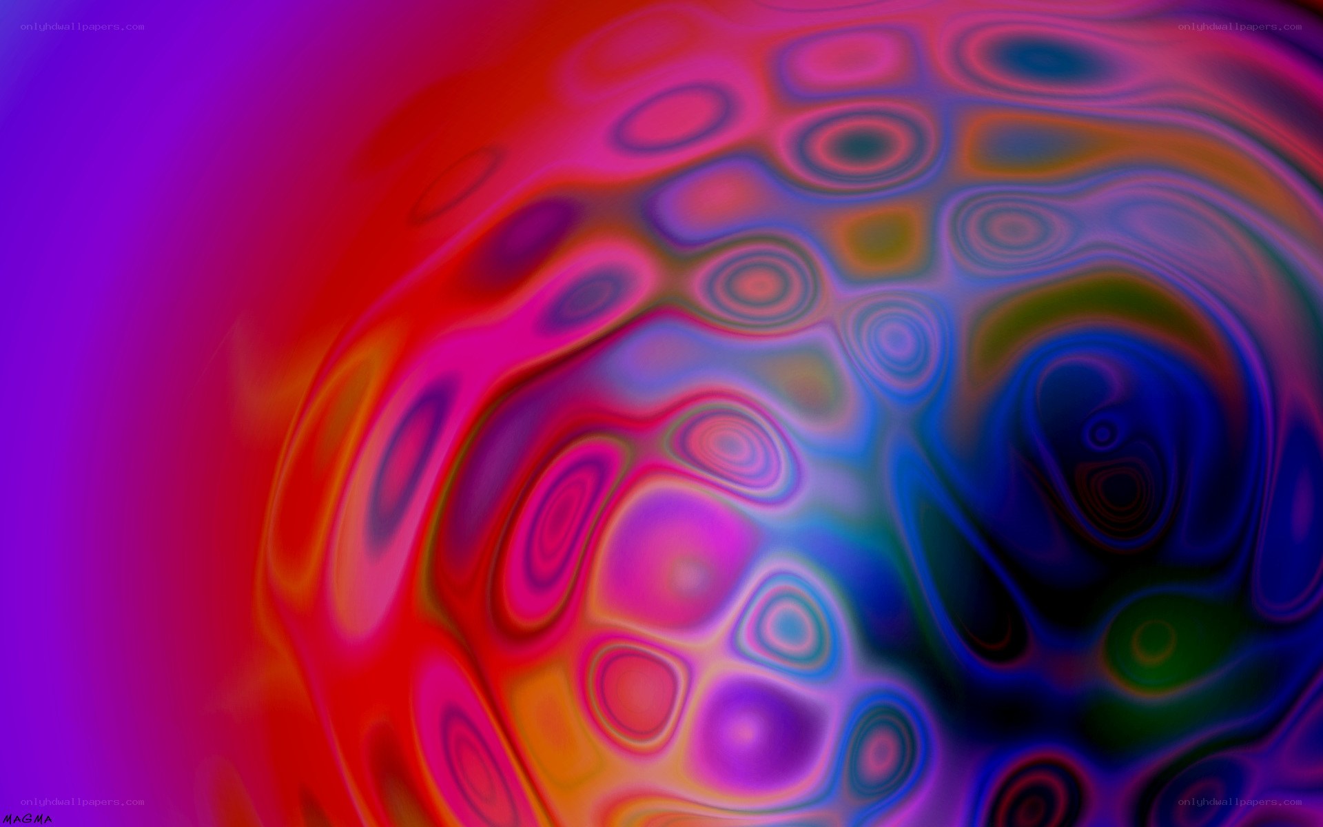 vibrant abstract color waves