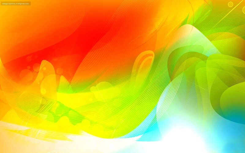 vibrant abstract color waves