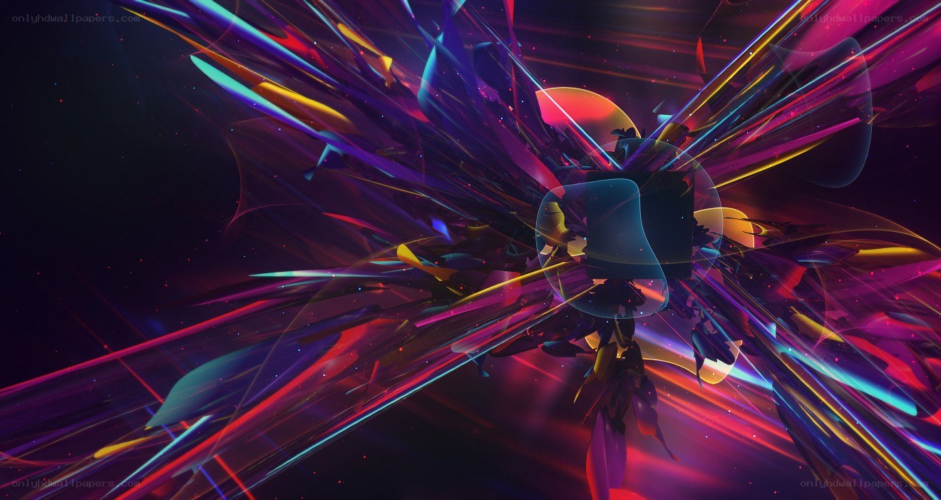 vibrant abstract digital art