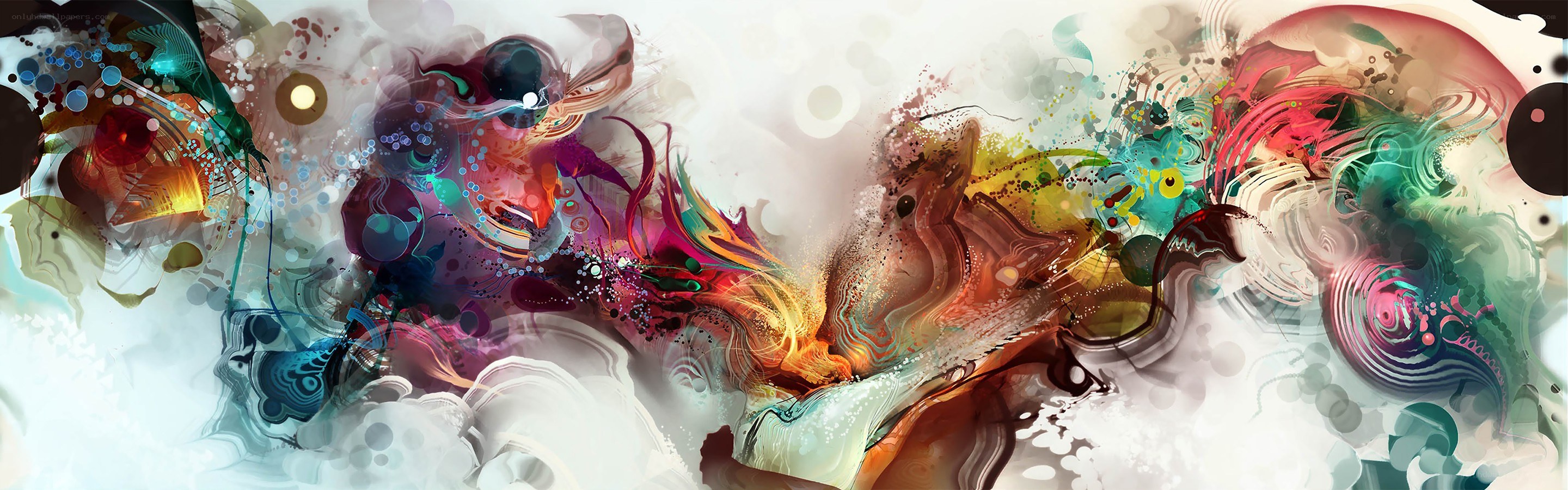 vibrant abstract digital art