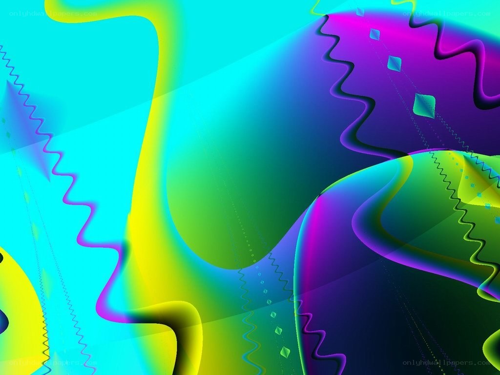 vibrant abstract digital art
