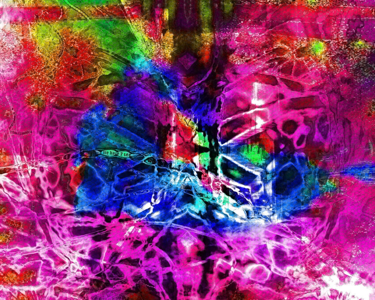 vibrant abstract digital art