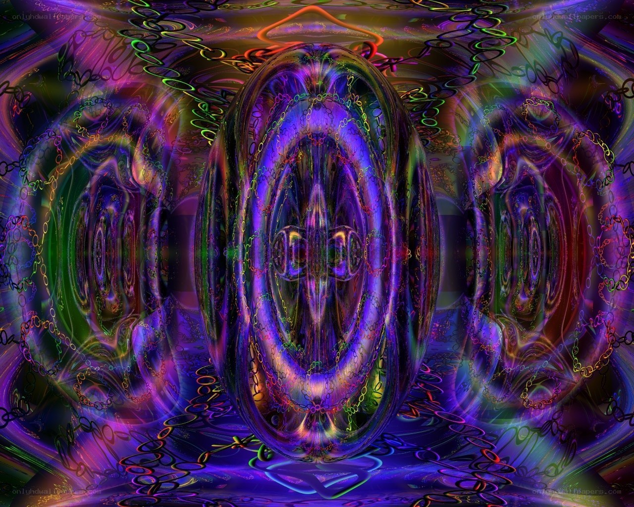 vibrant abstract digital art
