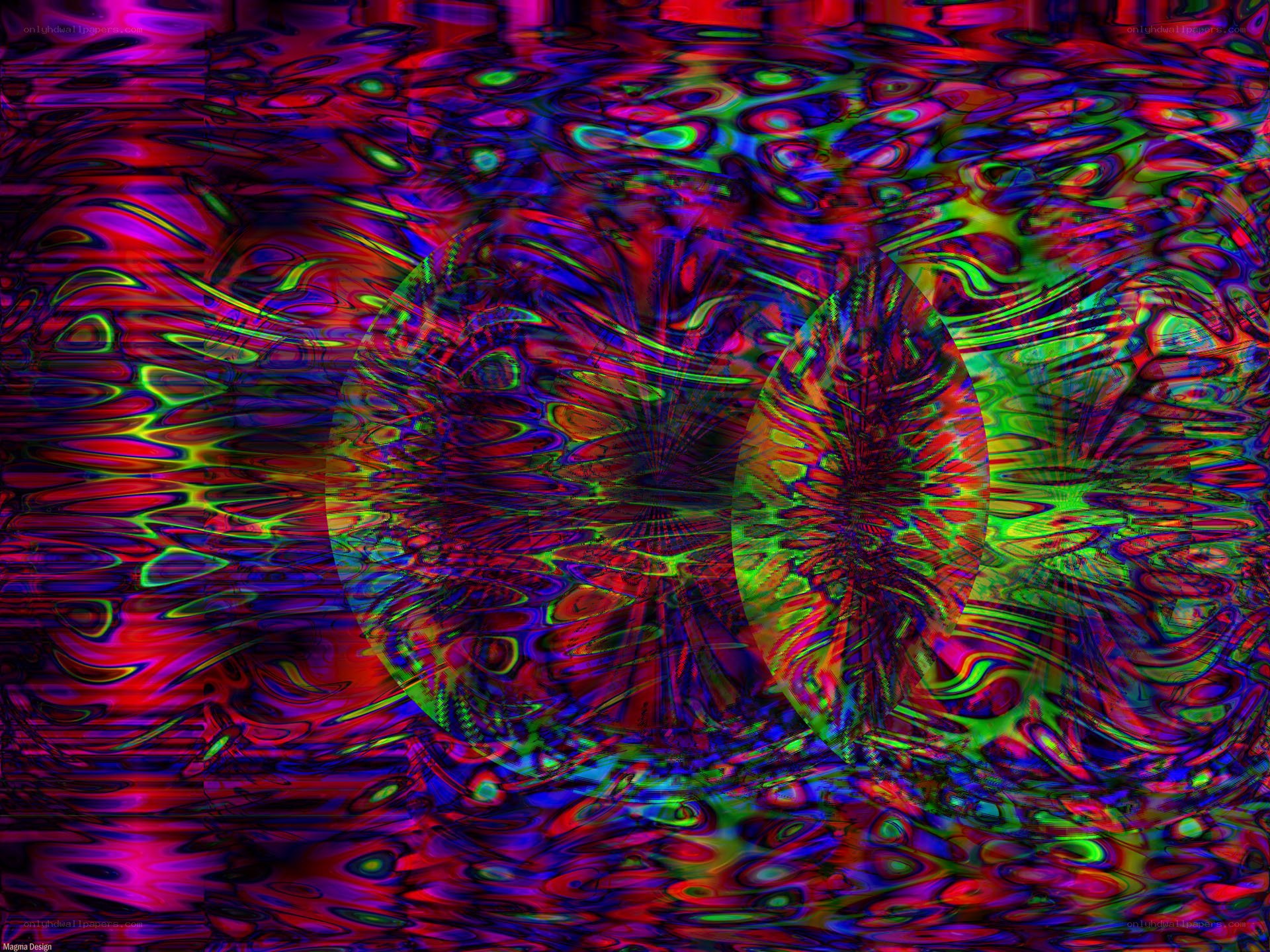 vibrant abstract digital art