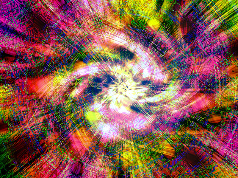 vibrant abstract digital art