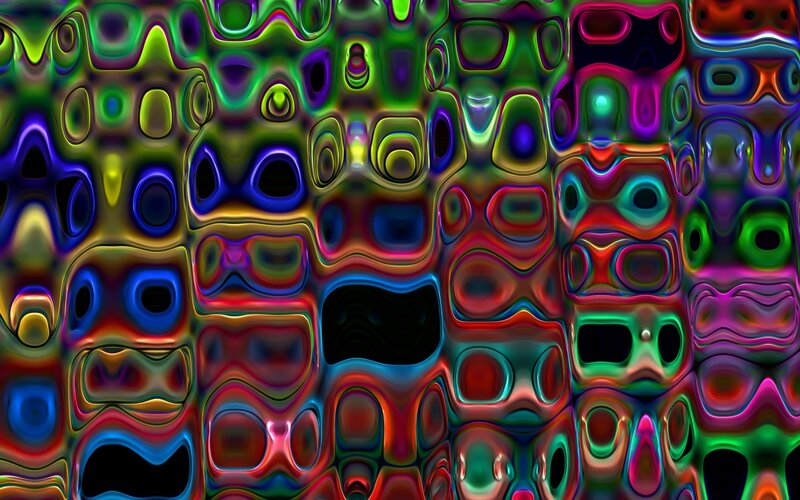 vibrant abstract digital art