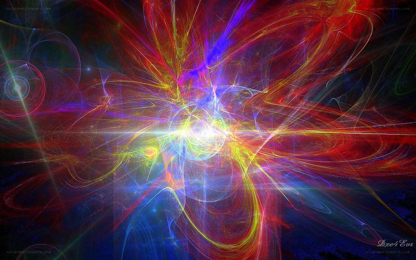vibrant abstract energy burst