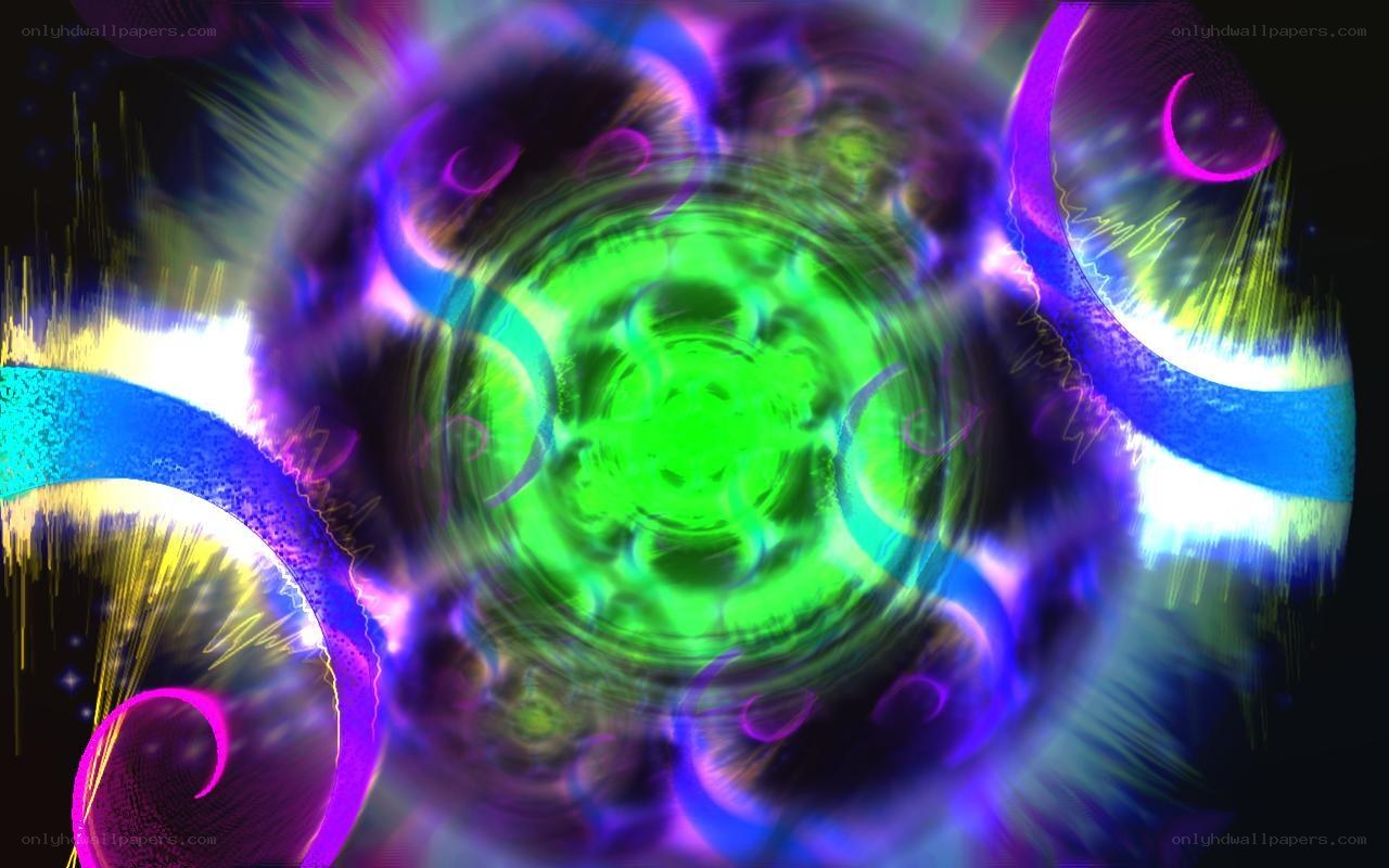 vibrant abstract energy swirl