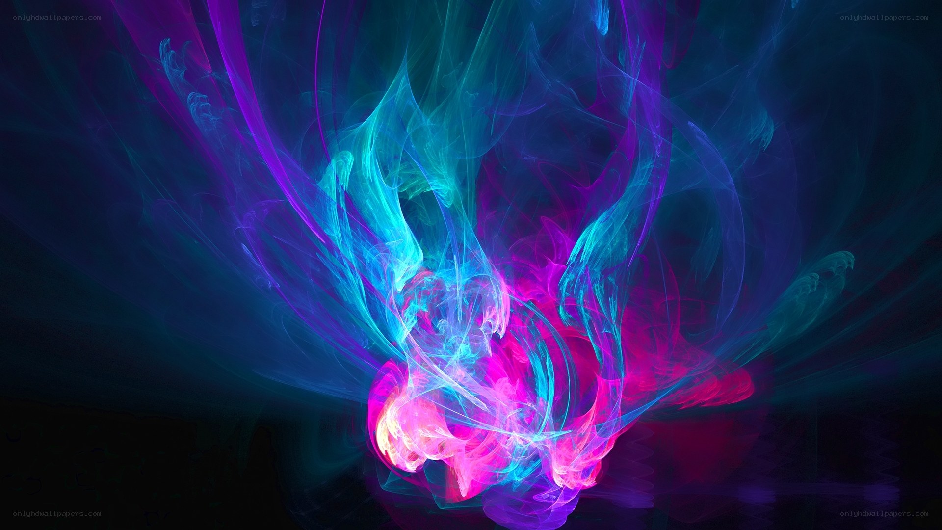 vibrant abstract energy swirl