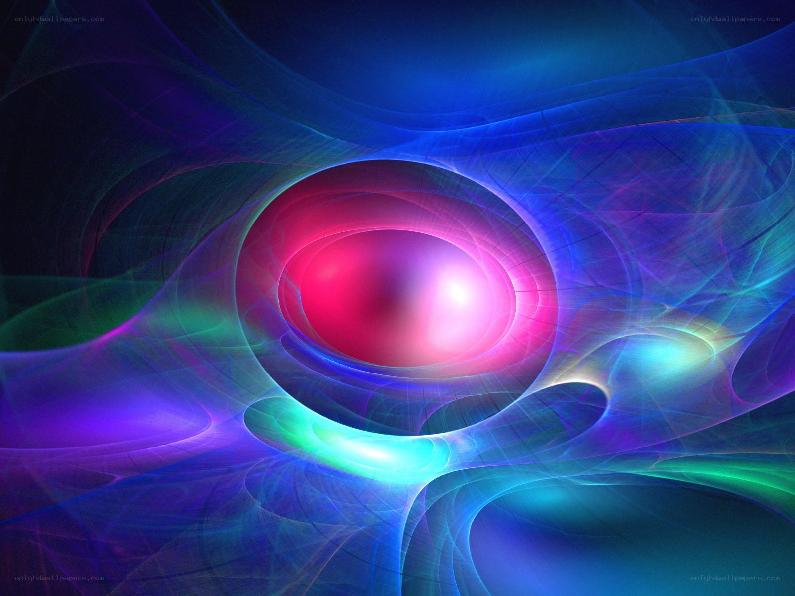 vibrant abstract energy vortex