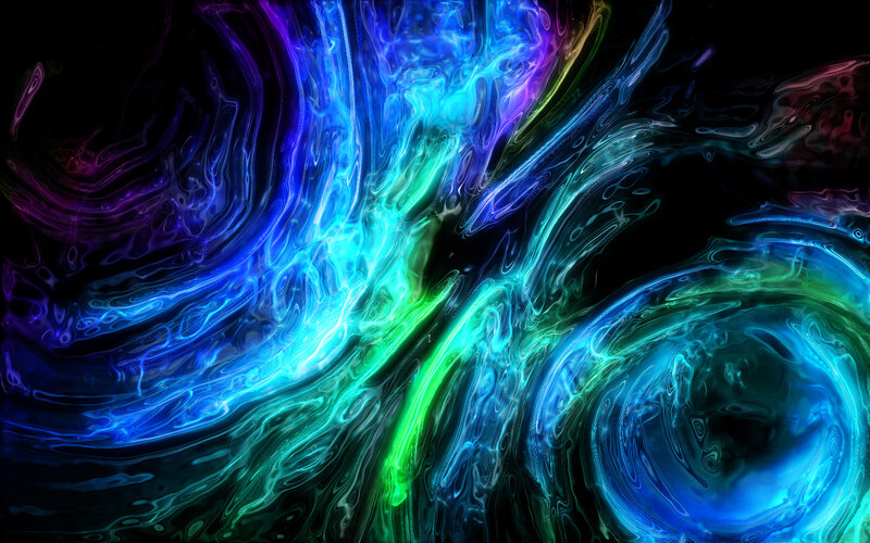 vibrant abstract fluid art