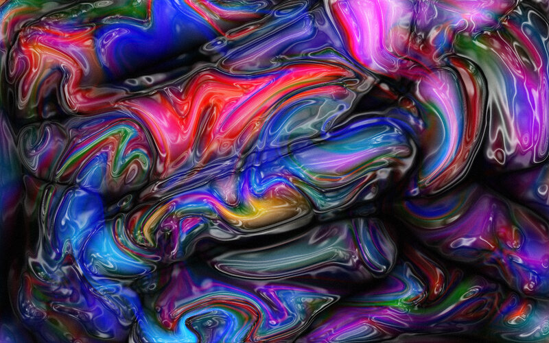 vibrant abstract fluid art