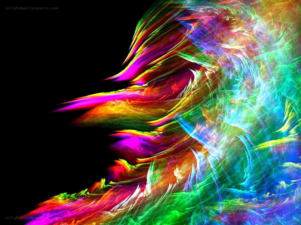 vibrant abstract fractal art