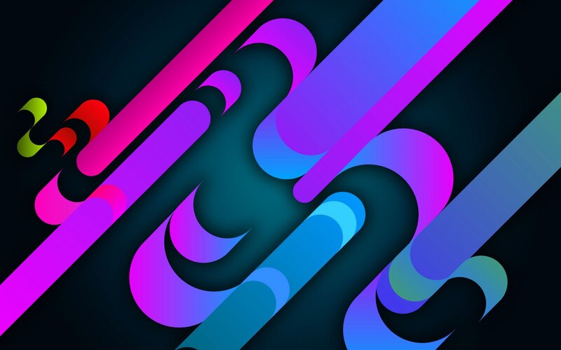 vibrant abstract geometric design