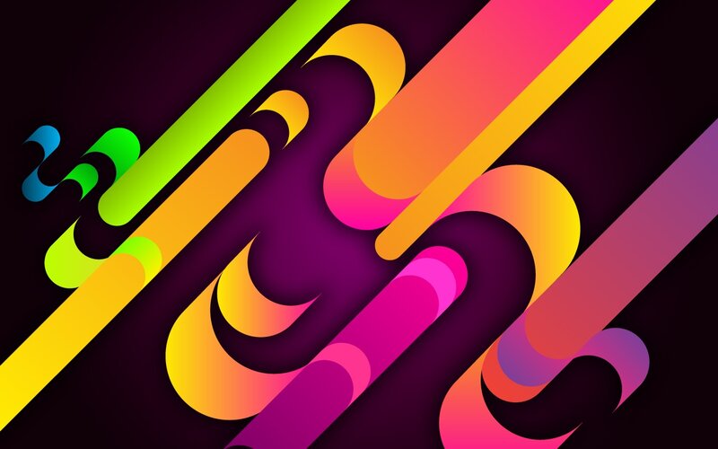 vibrant abstract geometric design
