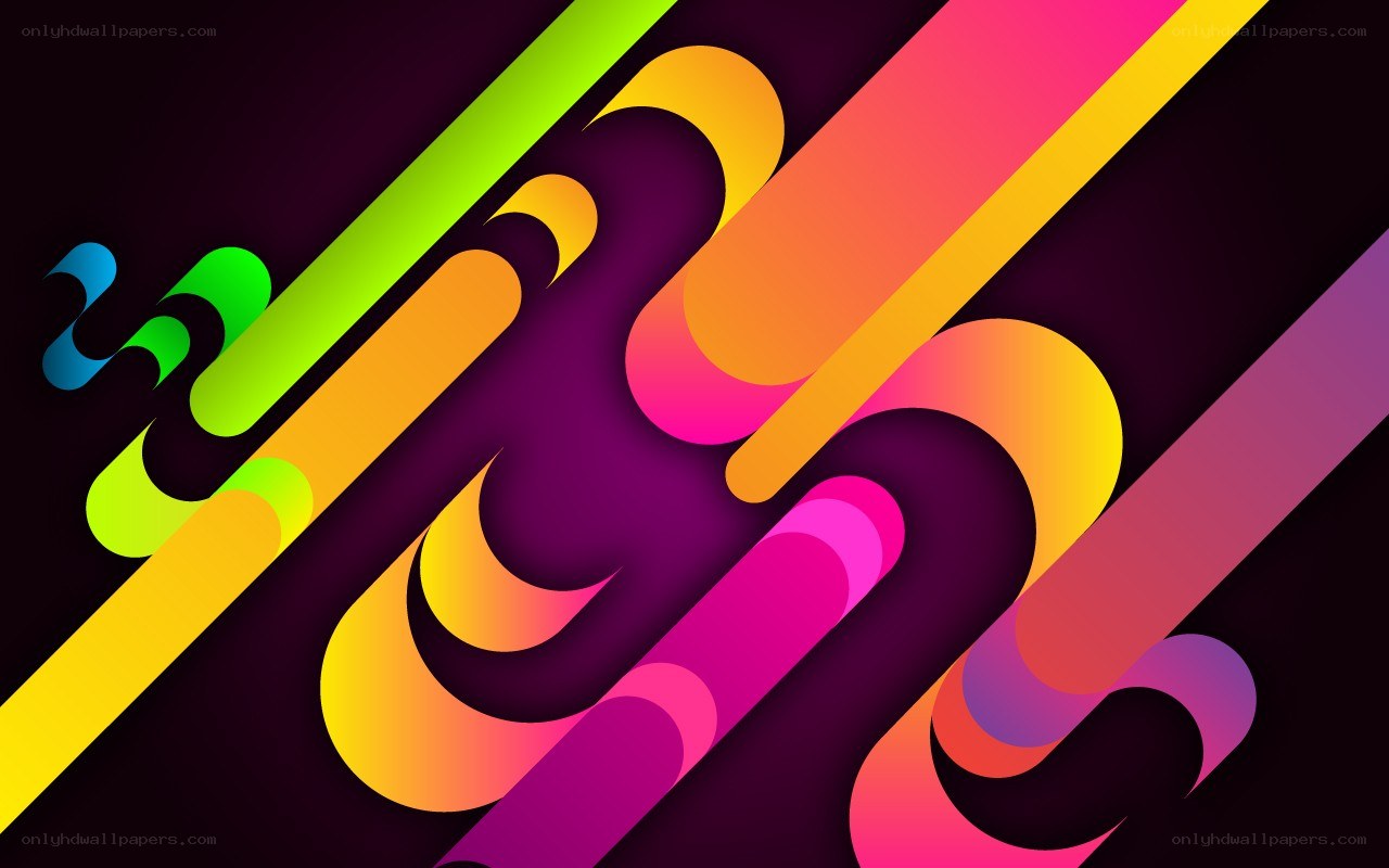 vibrant abstract geometric design