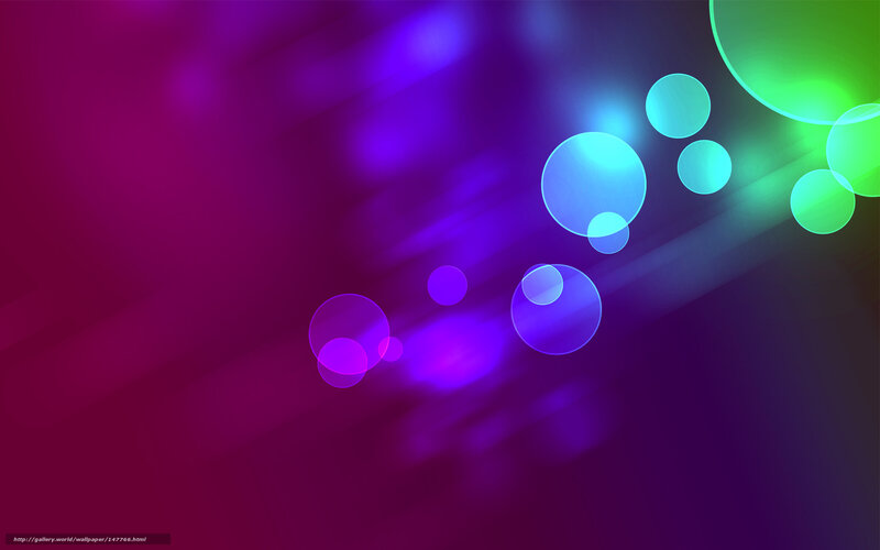 vibrant abstract light bubbles