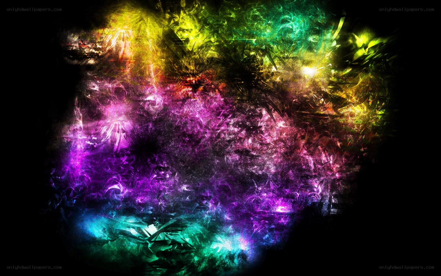 vibrant abstract light burst