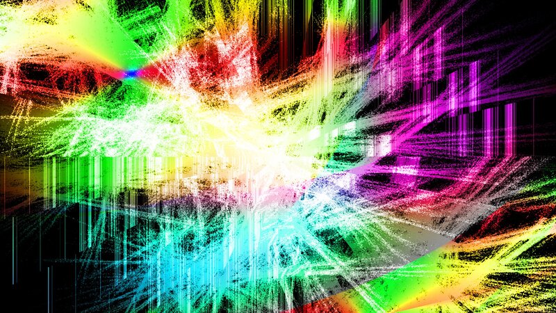 vibrant abstract light burst