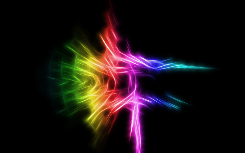 vibrant abstract light burst