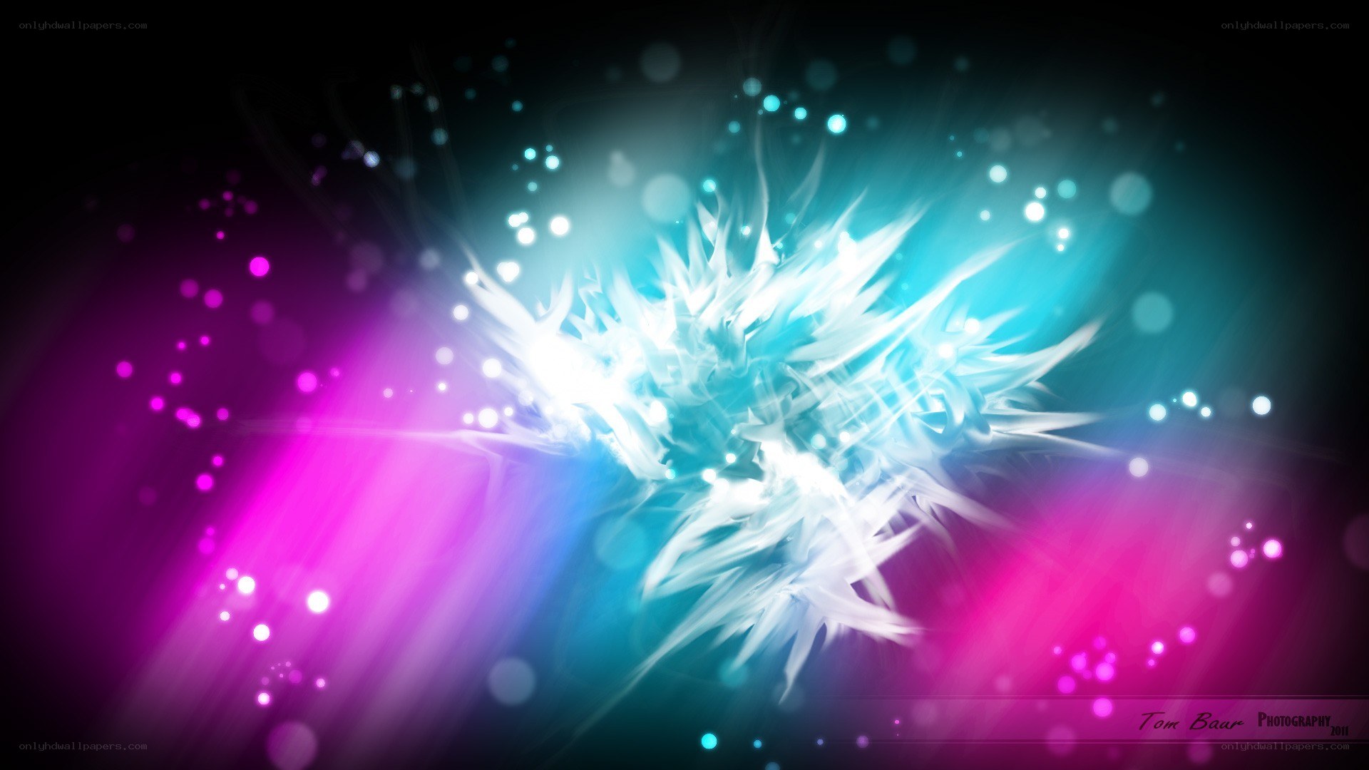 vibrant abstract light explosion