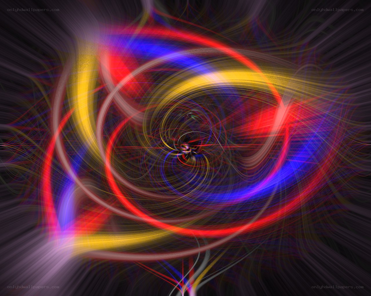 vibrant abstract light swirl