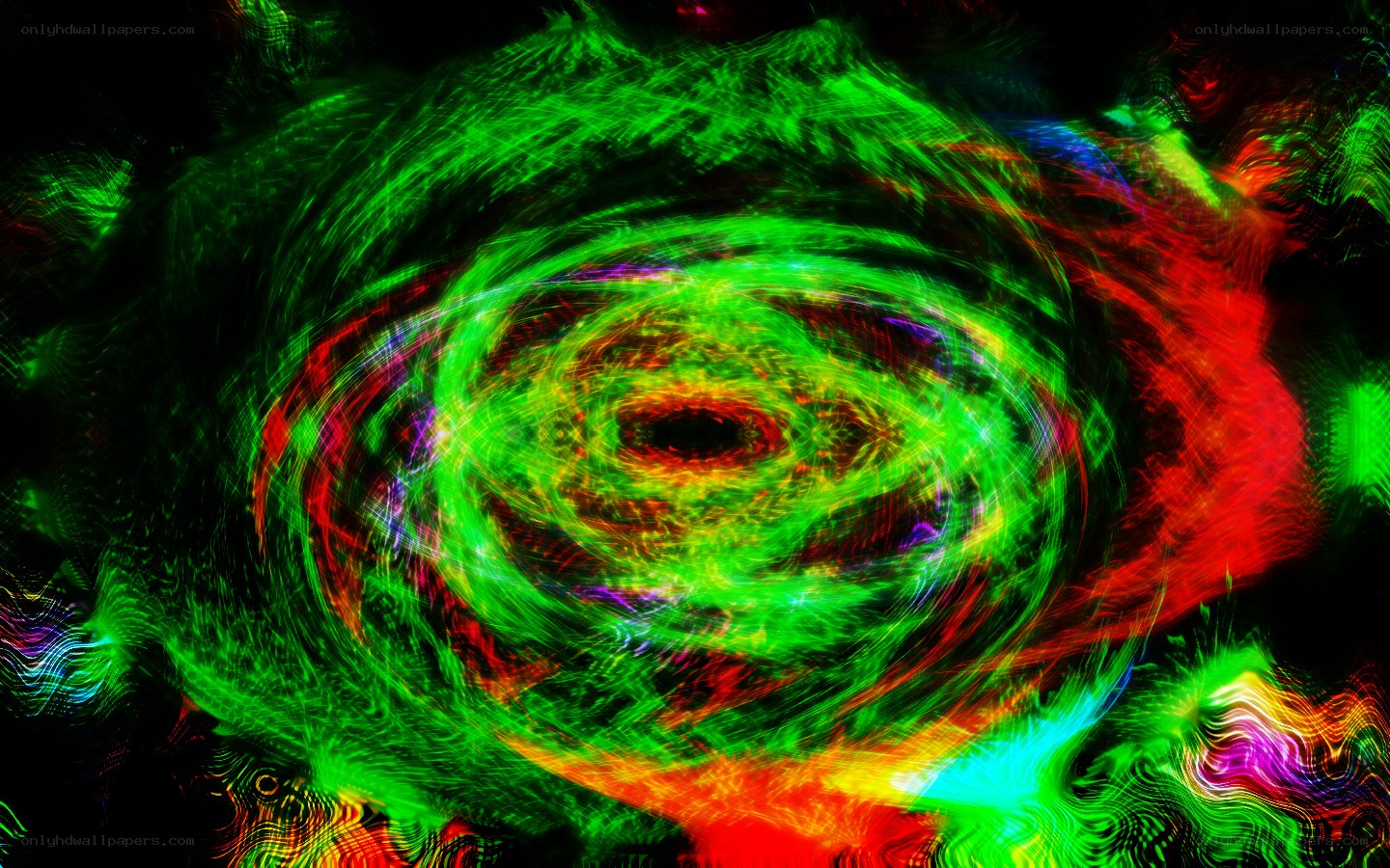 vibrant abstract light swirl