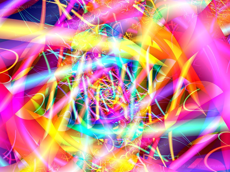 vibrant abstract light swirl