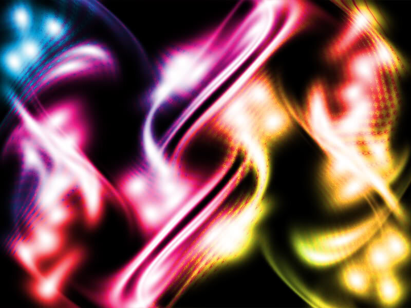 vibrant abstract light waves