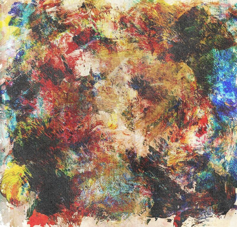 vibrant abstract paint splatter