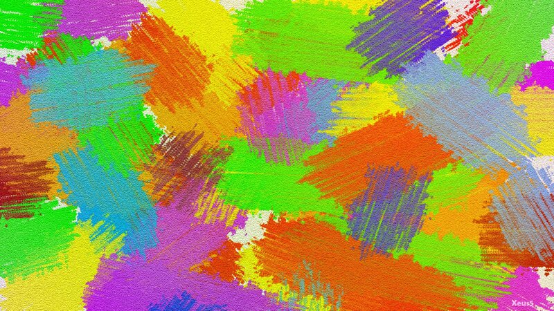 vibrant abstract paint strokes