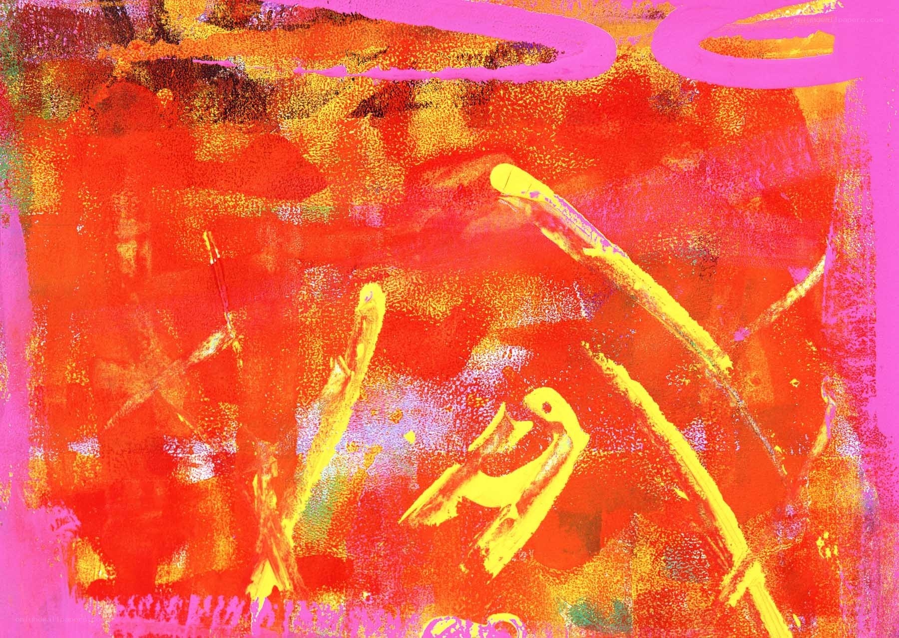 vibrant abstract painting