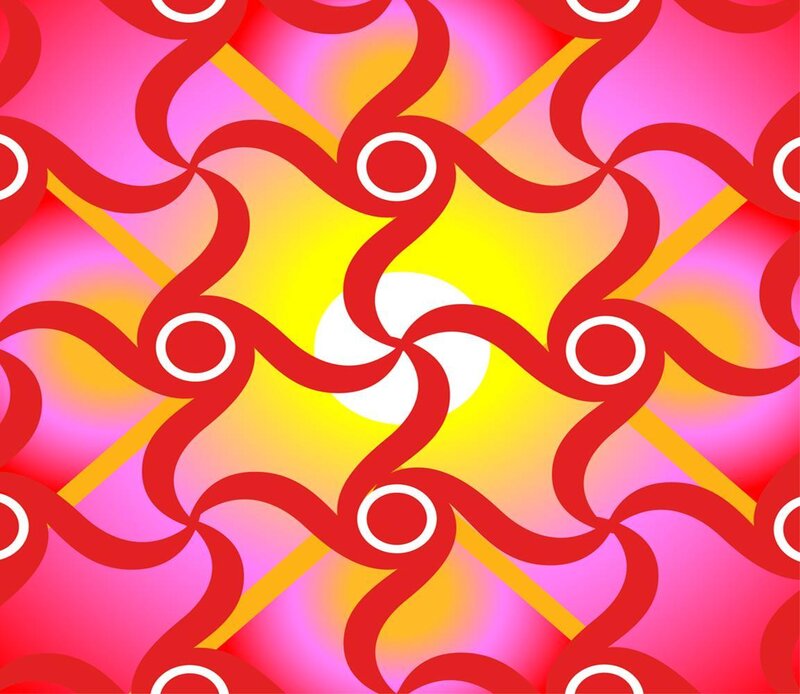 vibrant abstract pattern