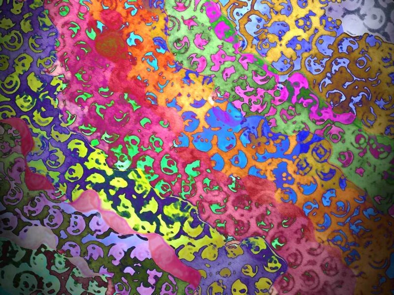 vibrant abstract pattern