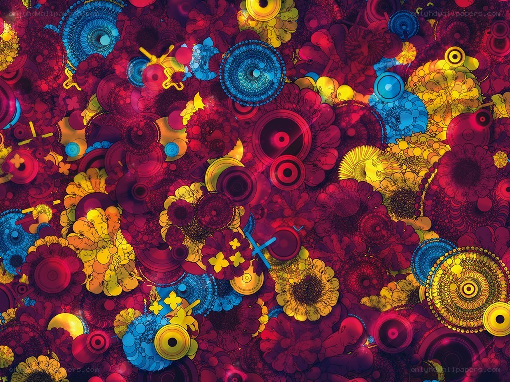 vibrant abstract pattern