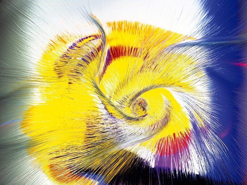 vibrant abstract spiral