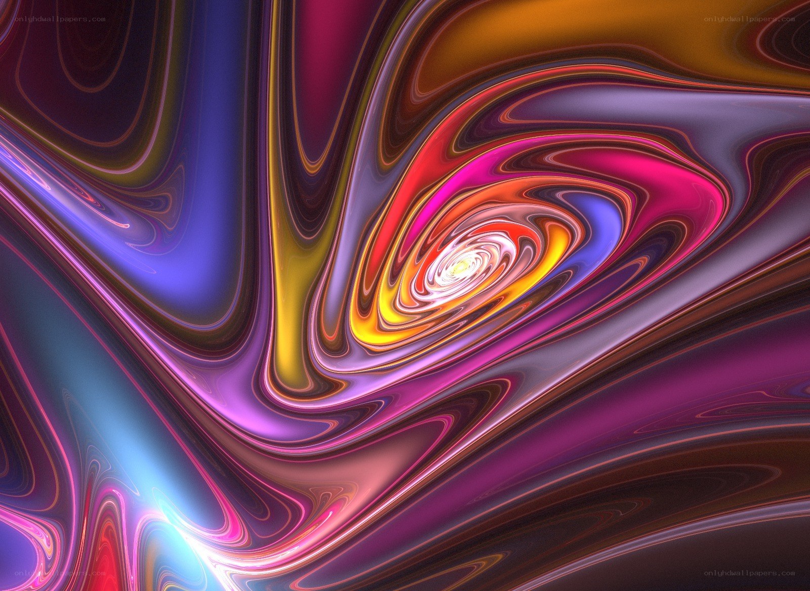 vibrant abstract swirl