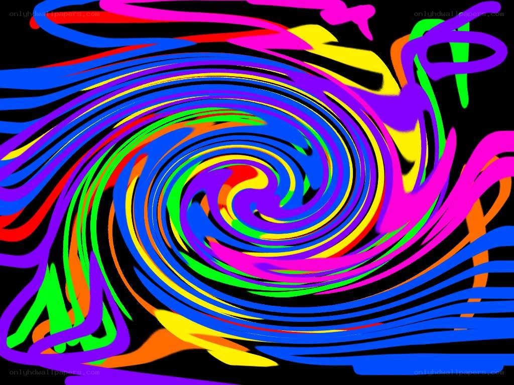 vibrant abstract swirl