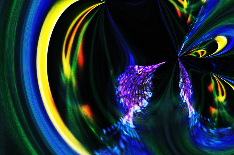 vibrant abstract swirl