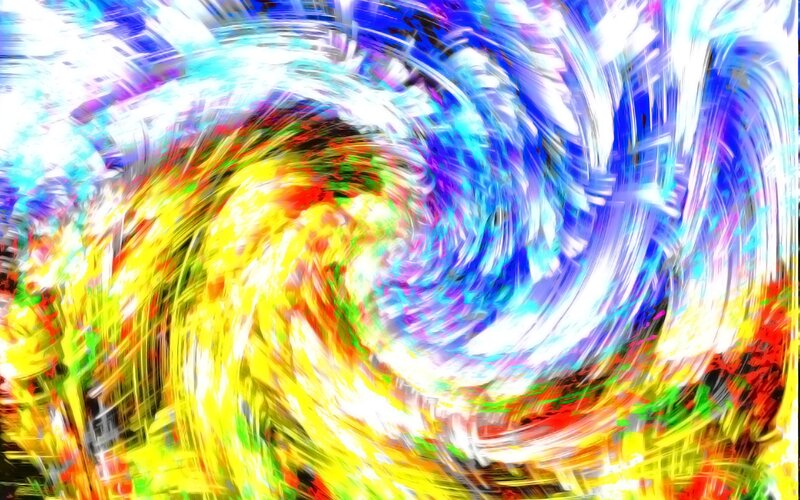 vibrant abstract swirl