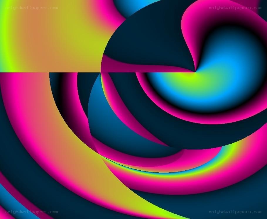 vibrant abstract swirls