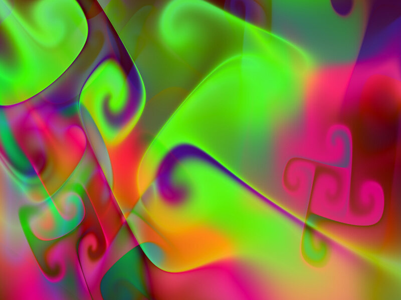 vibrant abstract swirls