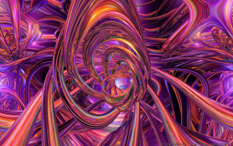 vibrant abstract swirls