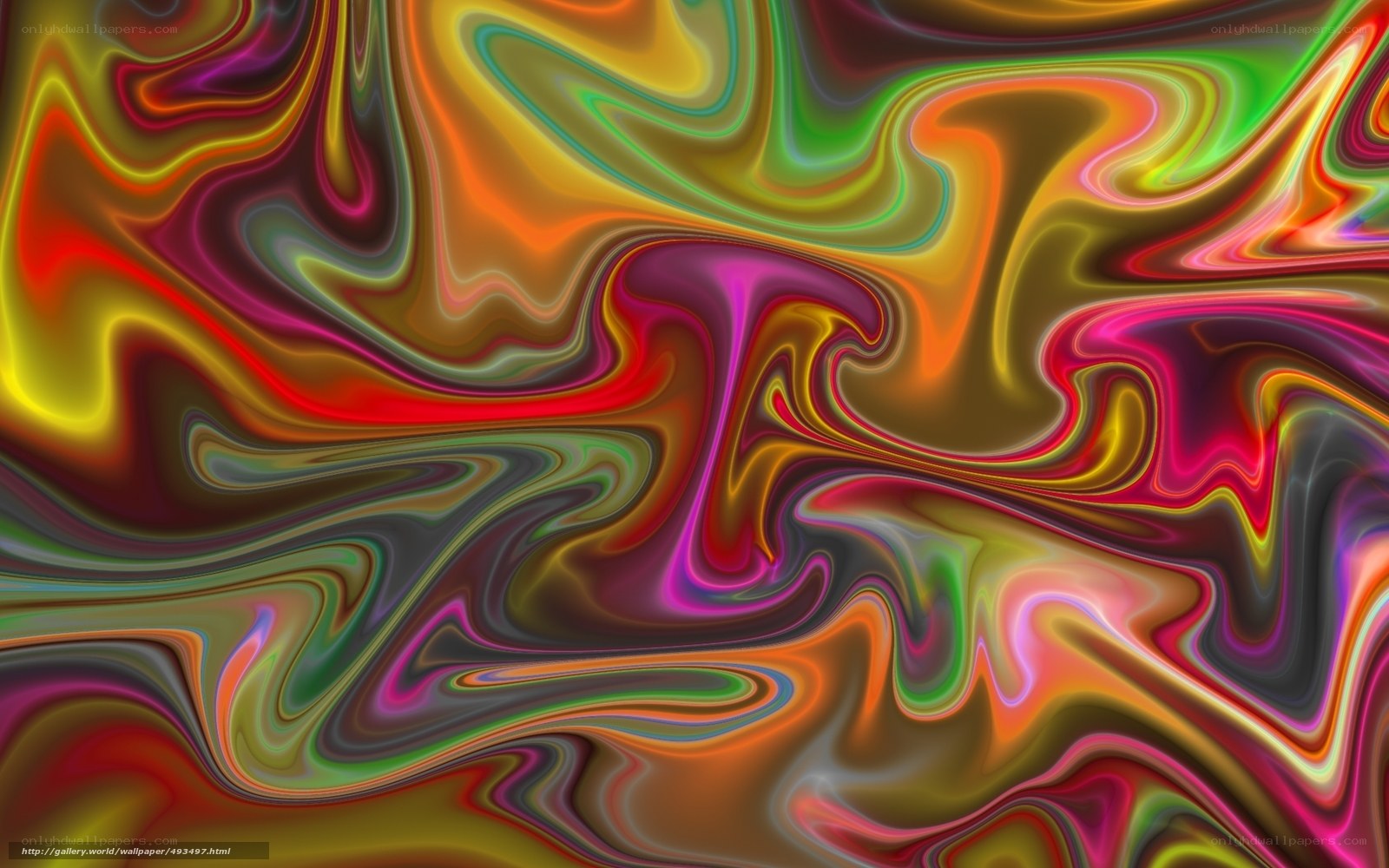 vibrant abstract swirls