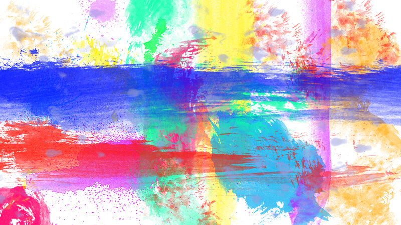 vibrant abstract watercolor painting