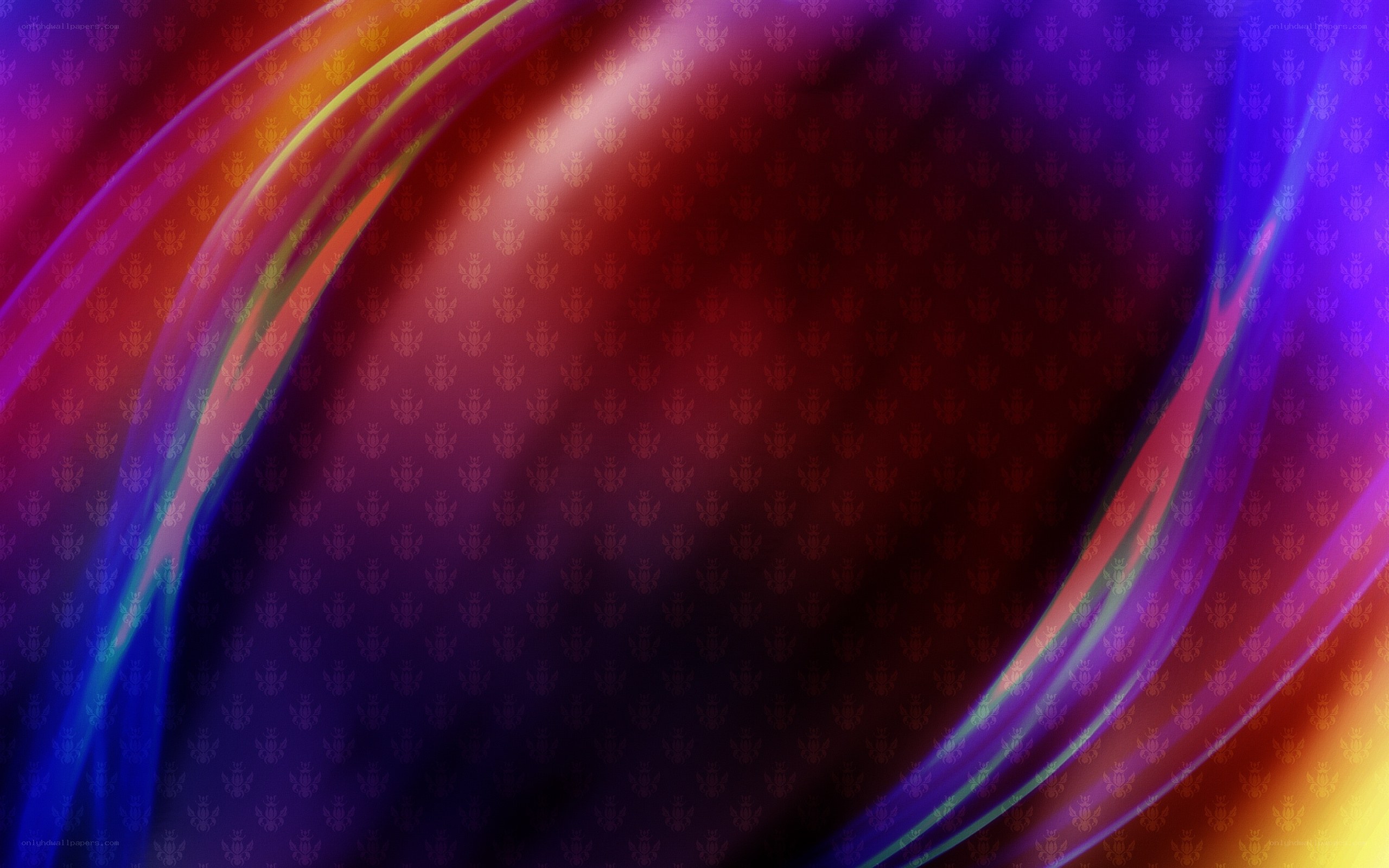 vibrant abstract wave pattern